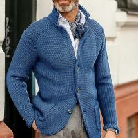Suéteres de punto para hombre, cárdigan, abrigos, Otoño e Invierno - details 2
