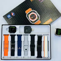 Reloj inteligente deportivo S9 Ultra 2, con correa de 7 piezas, Bluetooth, llamadas, detección de frecuencia cardíaca, pantalla HD 1,99 - details 4