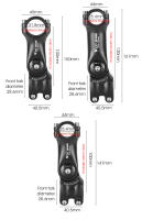 WEST BIKING-vástago ajustable para manillar de bicicleta, vástago Variable de 60 grados, elevador de ángulo, adaptador de eje de horquilla delantera de bicicleta de montaña y carretera, 25,4/31,8 MM - details 3