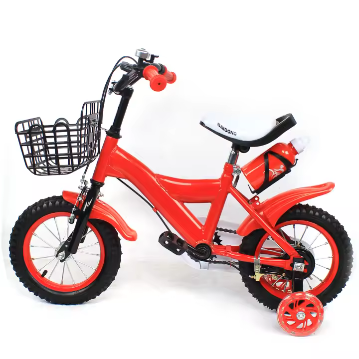 Bicicleta para Niños 12 pulgadas con Ruedas Entrenadoras Ideal para Interiores/Exteriores - 1