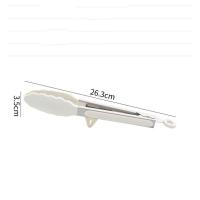 Pinzas de cocina de acero inoxidable, puntas de silicona y soporte, pinzas multiusos para barbacoa, pinzas antideslizantes para barbacoa, pinzas para cocinar - details 0