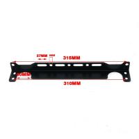 Kit de soportes de montaje de motor Universal, soporte de enfriador de aceite tipo británico de 2mm de espesor, aluminio de alta calidad - details 13
