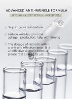 Retinol crema corporal antiarrugas reparación de estrías loción corporal blanqueadora hidratante antienvejecimiento mejora la flacidez cuidado de la piel - details 5