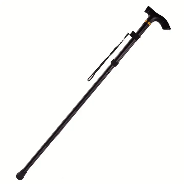 Bastón de Senderismo Ergonómico con Bloqueo de Palanca y Base Estable Ajustable, Plegable para Senderismo y Camping - 1