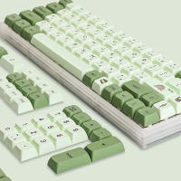 Teclas de perfil XDA para teclado mecánico, tapas de tecla de sublimación, té verde Matcha, tinte PBT, EN/KR/RU/Th/JA, 123 teclas - details 3