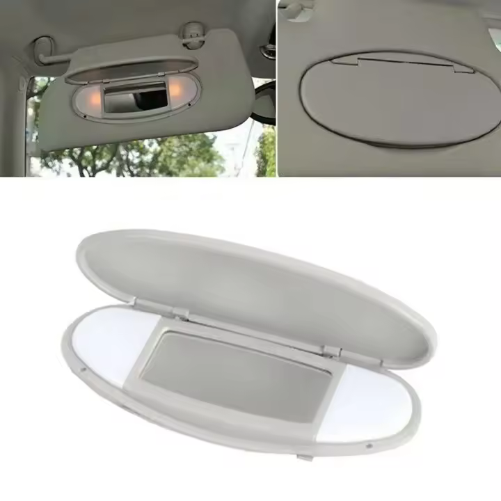 Espejo LED HD para coche, visera ajustable Mini Cooper R55 R56 R60, pantalla táctil, espejo de maquillaje automático - 1