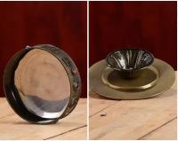 Manzapan tibetano Xizang, mesa interior para el hogar, mandala Fengmanchaluo, ocho adornos de placa de manda tallados auspiciosos - details 15