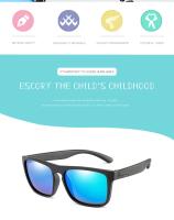 Gafas de sol para niños y niñas, gafas de sol polarizadas para niños, gafas cuadradas de seguridad de silicona para bebés, gafas UV400 - details 2