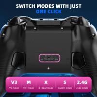 Mando inalámbrico G6 para juegos móviles, controlador trimodo Hall rocker/disparador, Joystick de seis ejes para NS Switch /PC/Android/IOS - details 2
