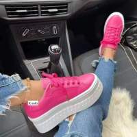 Novedad de verano, zapatos de talla grande para mujer, zapatos de viscosa versátiles informales con punta redonda y parte inferior gruesa, europeos y americanos - details 5