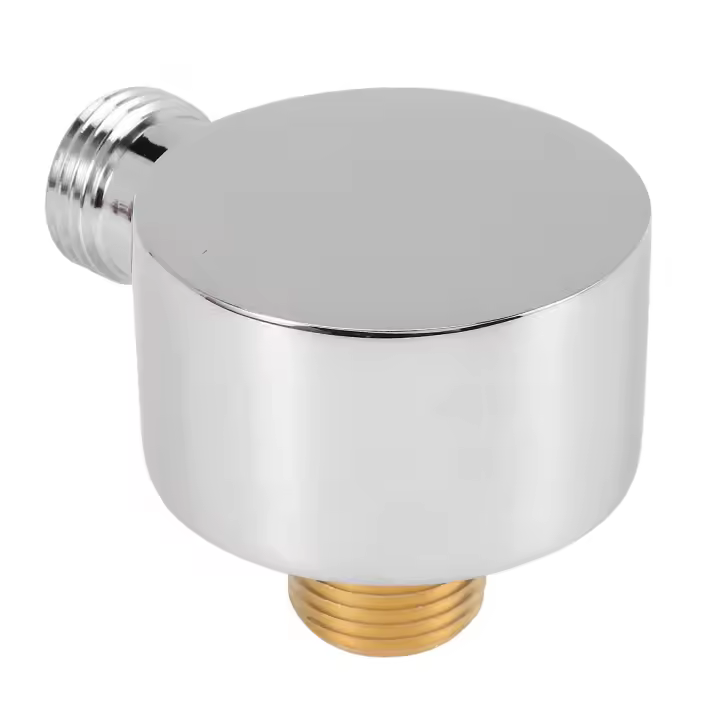 Conector de Tubo de Ducha de Pared Redondo Salida de Agua G1/2 pulgadas - 1
