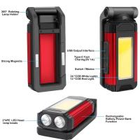 Linterna de Trabajo COB Magnética Luz Branca LED Recargable por USB Portátil Resistente al Agua - details 3