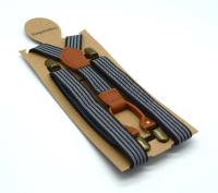 4 clips de bronce para adultos de 2,5 centímetros, tirantes a rayas para hombre, accesorio retro de alta elasticidad para fiestas y bodas, para mujer - details 5