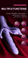 Vibrador telescópico para mujer, estimulador de clítoris, masajeador de Vagina y punto G, consolador de silicona, masturbador, Juguetes sexuales, productos para adultos - details 2