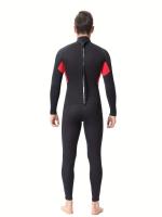 Traje De Buceo Profesional Para Hombres, De Neopreno De 2 Mm, Cálido Y Con Cremallera Trasera Para Protección Ideal Para - details 2