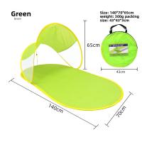 Carpa de playa para acampar con protección solar para exteriores, sin necesidad de construir, carpa de playa de apertura rápida, carpa de playa con forma de zapatilla azul - details 8