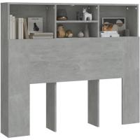 Mueble de Cabeza de Armario de Dormitorio Blanco Estantería de Pared con Almacenamiento - details 36