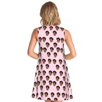 Vestido veraniego suelto personalizado H-Fine e Album S-Styles con estampado de bolsillo, vestido sin mangas para mujer para vacaciones en la playa - details 65