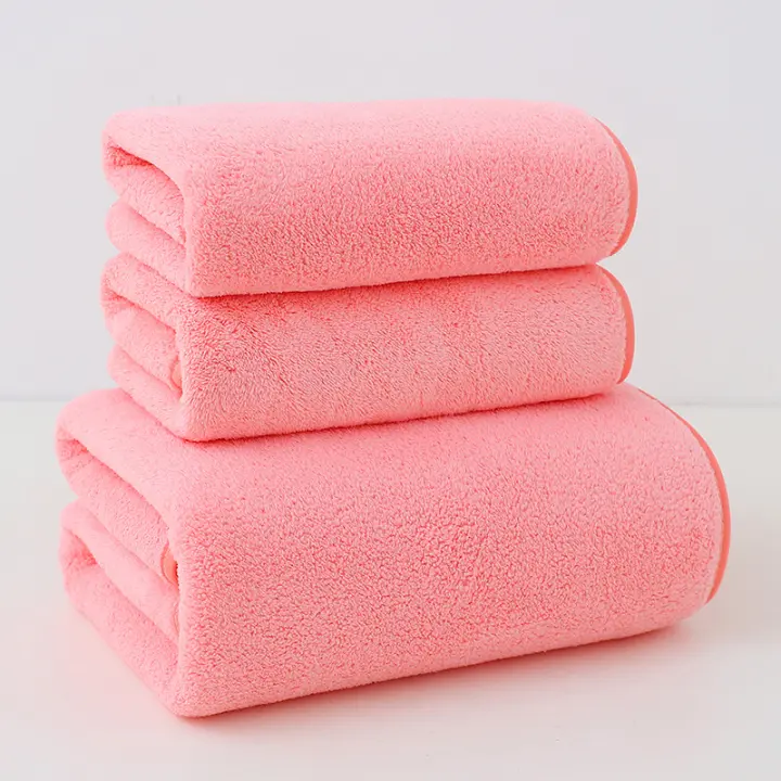 Juego de Toallas de 3 Piezas 1 Toallas de Baño, 2 Toallas de Mano- Algodón - Calidad Hotelera, Súper Suave y Altamente Absorbente de Secado Rápido - 1
