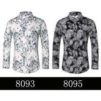 Camisas Casuales para Hombres Impresión de Moda, Elástica, Sin Hierro, Talla Grande - details 2