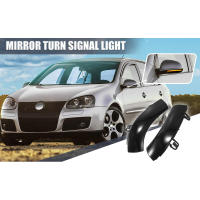 X AUTOHAUX Luz LED Secuencial Dinámica de Señal de Giro de Espejo Lateral para VW Golf GTI Jetta 5 Passat B6 B5 Eos R32 Rabbit - details 0