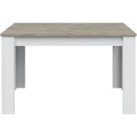 Mesa de Comedor Extensible de Madera Blanca Estilo Canadiense 140 a 190cm Ancho 90 Altura 78 - details 48