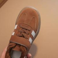 Zapatos informales para niños y niñas, zapatillas antideslizantes de estilo coreano, suaves y cómodas, versátiles, a la moda, novedad de invierno, 2024 - details 6