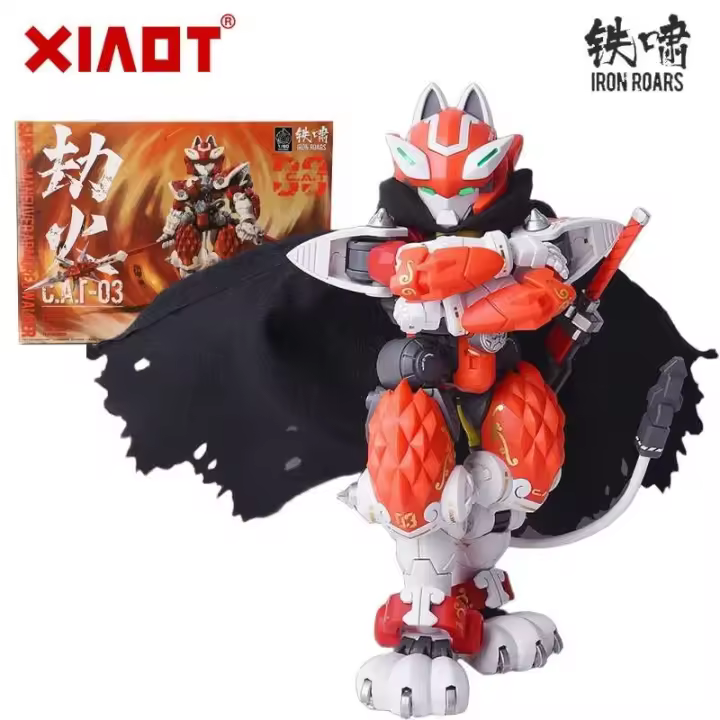 XIAOT Original IRON ROARS Series C.A.T-04 Anime figura de acción ensamblaje juguetes coleccionables modelos adornos regalos para niños - 1