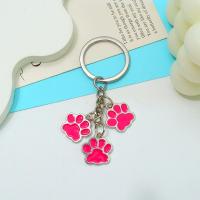 Llavero De Esmalte Lindo Con Patas De Gato Y Perro Marcas De Pies Llavero Para Mujeres Y Hombres Accesorio De Bolso DIY Joyería Hecha a Mano Regalos - details 9