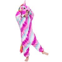 Ropa de dormir de invierno para niños y niñas, disfraz de panda, dinosaurio, unicornio, kigurumi, manta para dormir - details 5