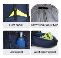 Bolsa de montañismo Mochila de escalada para acampar con cubierta para la lluvia, gran capacidad, deportes al aire libre, senderismo, montañismo, paquete de hidratación - details 7