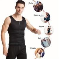 Moldeadores de cuerpo para hombres, cinturón de control de barriga para adelgazar, quema de grasa, pérdida de peso, chaleco - details 5