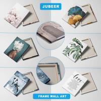 Póster de Flores Rosa Nórdicas en Lienzo 3pcs Decoración de Pared para Sala de Estar Arte de Pintura en Lienzo sin Marco para Decoración del Hogar Marca JUBEER - details 13