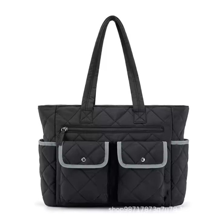 Bolsos de mano de gran capacidad para mujer, bolso de viaje para el trabajo, bolso de hombro de estilo universitario, traje de estudiante, bolsos de libro - 1