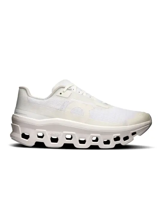 Zapatillas Blancas On Running Cloudmonster Void White Cómodas y Ligeras - 1