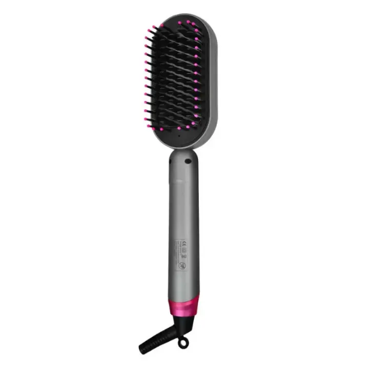 Cepillo Alisador de Pelo AEVYVKV Peine Eléctrico para Mujeres con Regulación de Temperatura - 1