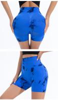 Pantalones cortos de cintura alta para mujer Cinturón elástico, sin costuras, moda en tus piernas, ideal para gimnasio, entrenamiento, correr, verano - details 6