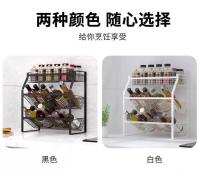 Estante de cocina para botellas de especias, organizador para el hogar, soporte mágico para condimentos, cesta de almacenamiento para palillos - details 16