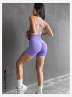 Movimiento de mujeres Yoga sin pantalones cortos de cintura alta Pantalones de deporte Fitness gran elasticidad transpirables cortos APJ - details 23