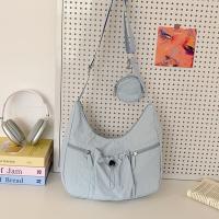 Bolso cruzado de estilo coreano, bolso plisado con cordón de gran capacidad, versátil, ligero con monedero - details 18