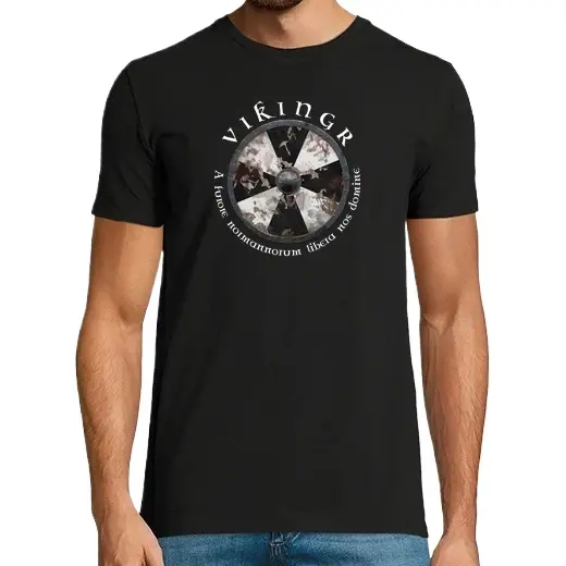 Escudo Vikingo Camisetas hombre clásica premium de vikingos - 1