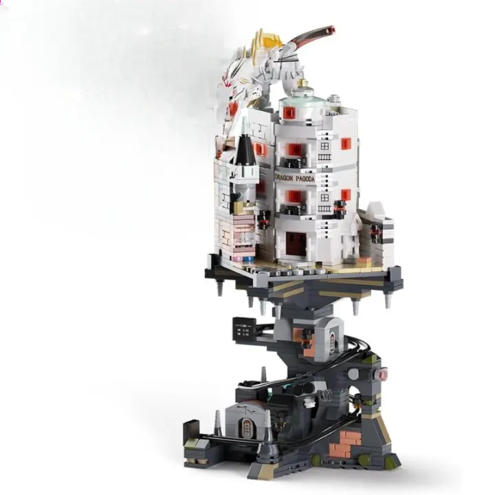 Juego de construcción de mazmorras y dragones, exhibición de colección de modelos de construcción de castillo (1000 piezas) - 1