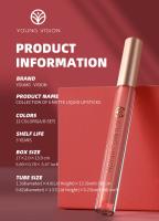 Mate-Lápiz Labial Líquido de 6 piezas, juego de Regalo, Impermeable, Antiadherente, Brillo de Labios - details 12