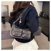 Bolso de mano de moda, bolso vaquero Retro, bolso cruzado para axila, bolso de hombro para chica picante, bolso para axila, bolso de tela Y2K, ropa de calle - details 39