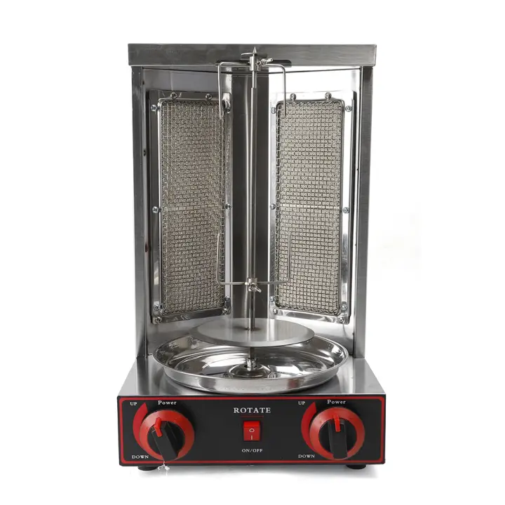 Doner-parrilla de Gas Gyros para el hogar, parrilla de Kebab, parrilla de pollo Rotissiere, Parrilla Eléctrica Doner de 2 kg, parrilla de Gas, parrilla de carne, 3000W - 1