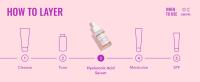 How to layer: Step 3 - Hyaluronic Acid Serum