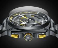Reloj de Pulsera de Cuarzo de Marca Superior Rueda de Coche NIBOSI Impermeable Deportivo Luminoso de Acero Inoxidable Estilo Formal - details 5