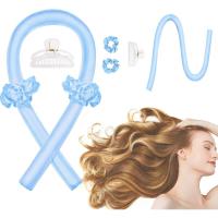 Rizador De Pelo Sin Calor, Varilla Para Rizar De Gel, Rulos Flexibles Ondas Sin Calor, rizadores De Pelo Sin Calor (Rosa) - details 19