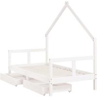 Estructura de Cama Infantil con cajones Madera de Pino 80x160cm - details 89