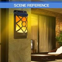 Luces de Llama Solar RXUNS Linterna de Peso de Agua al Aire Libre Lámpara de Sol con 96 LEDs para Patio, Deck, Conducción, Montado en la Pared - details 1